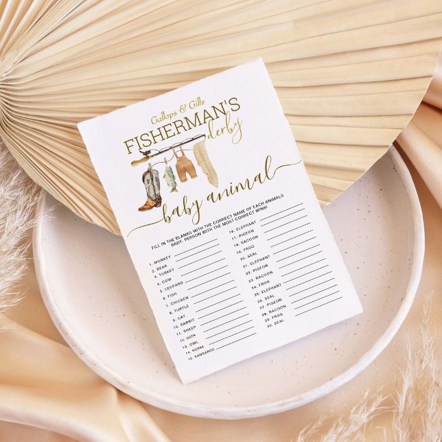 Little Fisherman Derby Baby Animal Match Game (Creator Uploaded)