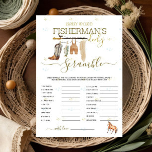 Little Fisherman’s Derby Baby Shower Word Scramble