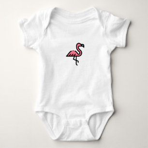 Little Flamingo Baby Bodysuit