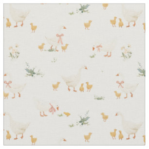 Little Floaters - Mama Goose with Goslings M Fabric
