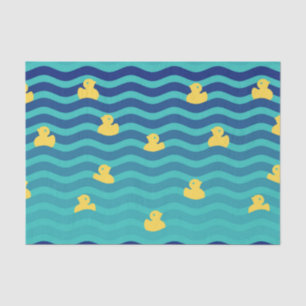 Little Floating Yellow Ducks Tissue Paper