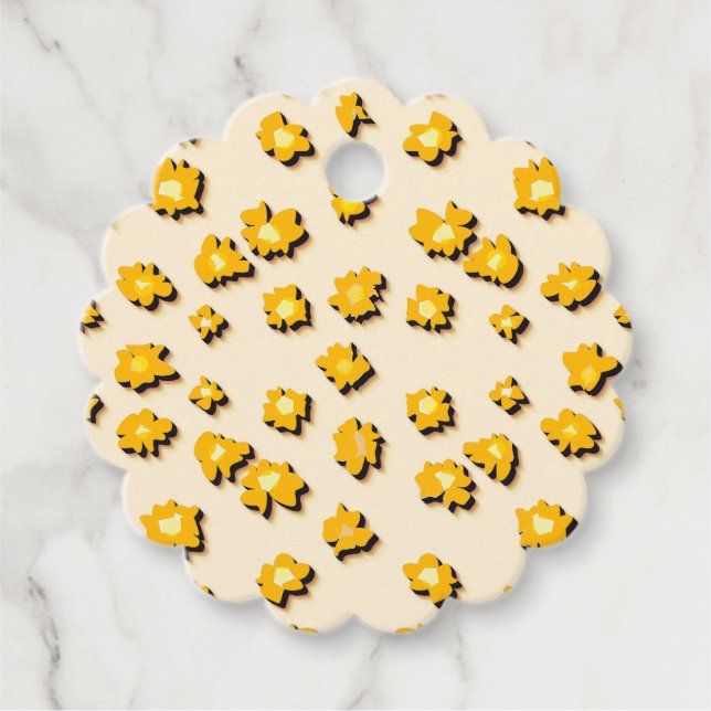 Little Flowers Favour Tags (Front)