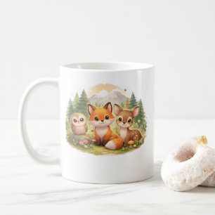 Little Forest Friends: A Cosy Fox, Owl & Deer Adve Coffee Mug
