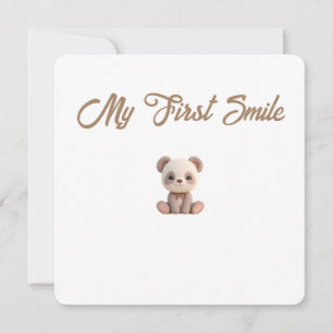 Little Forest Friends Baby Milestone Card –My Firs