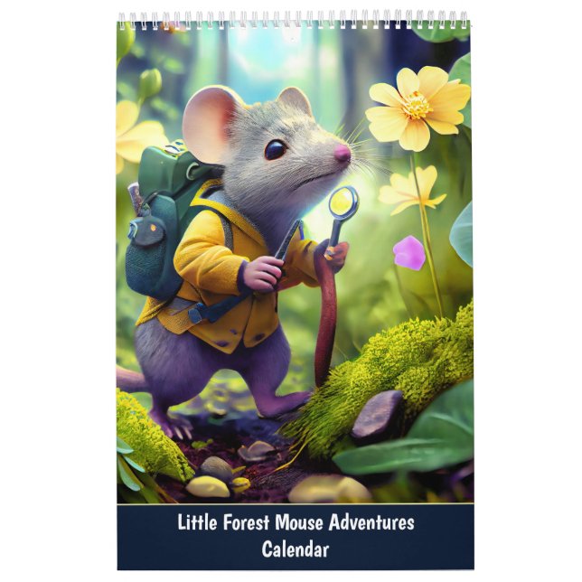 Little Forest Mouse Adventures – Calendar (Cover)