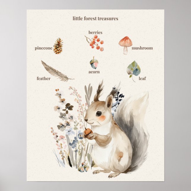 Little Forest Treasures Poster (Front)