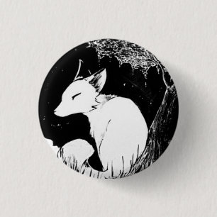 Little Fox 3 Cm Round Badge
