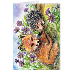 Little Fox And Hedgehog