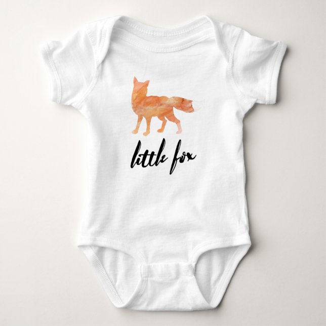 Little Fox Baby Romper Baby Bodysuit (Front)