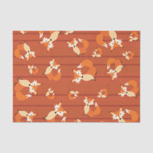 Little Fox Cute Colourful 1st Birthday Party Theme Tissue Paper