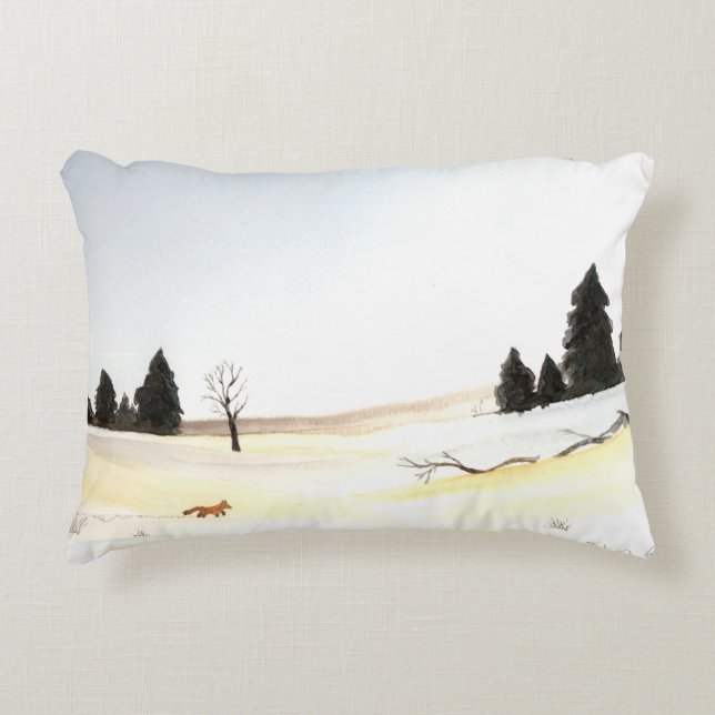 Little Fox Decorative Cushion (Front)