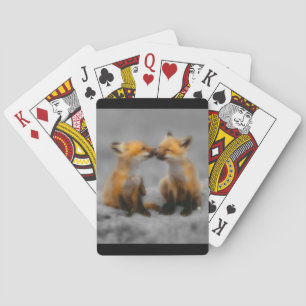Little Fox Love Playing Cards