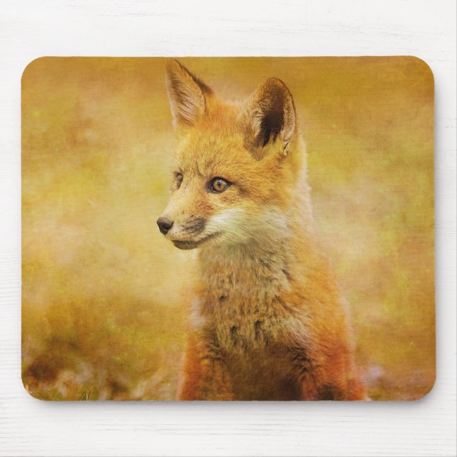 Little Fox Mouse pad (Front)