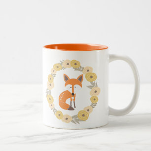Little Fox Two-Tone Coffee Mug