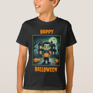 Little Frankenstein Halloween T-Shirt