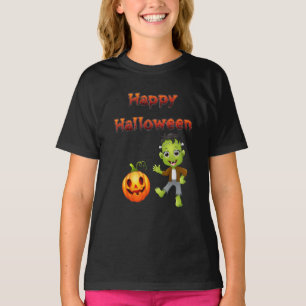 Little Frankenstein Halloween theme. T-Shirt