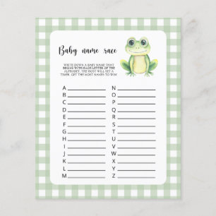 Little frog - Baby name race game