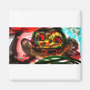 Little frog mushroom  magnet