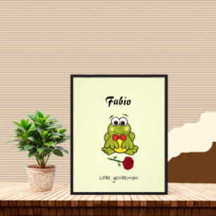 Little frog photo print