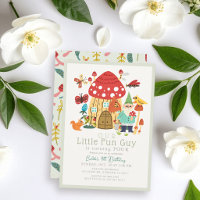 Little Fun Guy Gnome Mushroom Boy Birthday