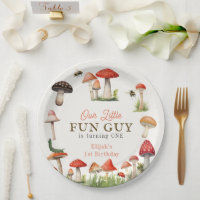 Little Fun Guy Mushroom Bee Boy Birthday
