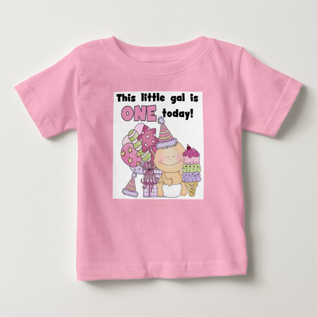 Little Gal is One Tshirts and Gifts (Front)