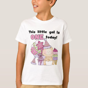 Little Gal is One Tshirts and Gifts