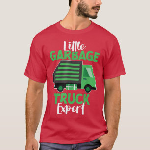 Little Garbage Truck Expert Recycling Truck Trash  T-Shirt