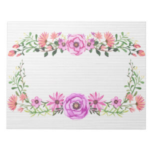 Little garden frame design notepad