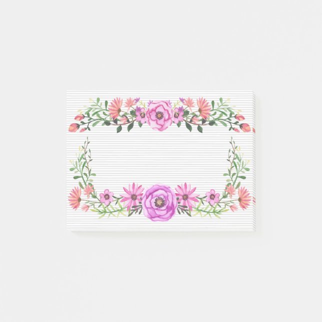 Little garden frame design post-it notes (Front)