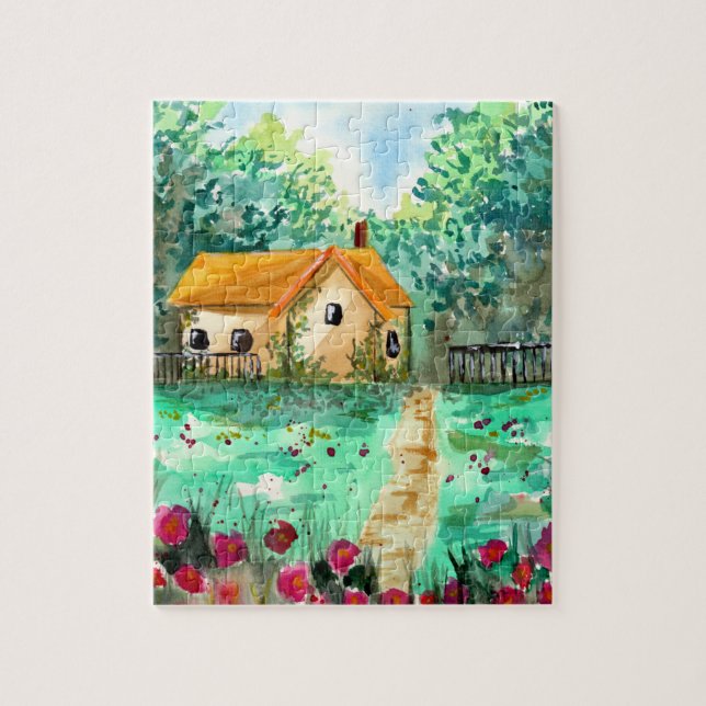 Little Garden House Jigsaw Puzzle (Vertical)