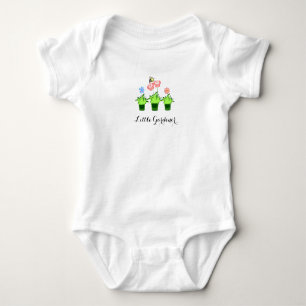 "Little Gardener" Cute flower plants Baby Bodysuit