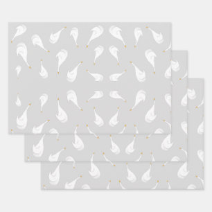 Little Geese Wrapping Paper Sheet