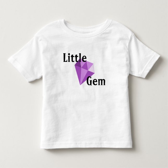 Little Gem Purple Toddler T-shirt (Front)