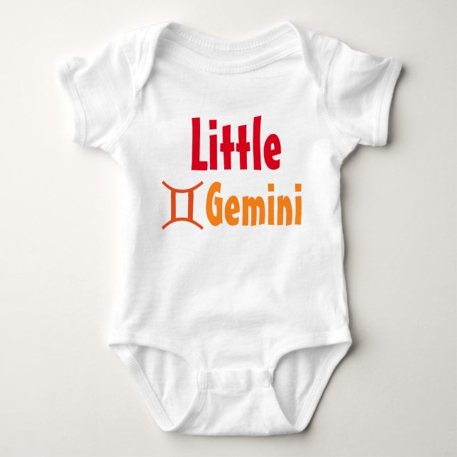 Little Gemini Baby Bodysuit (Front)