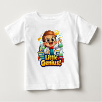 Little Genius Cute Baby Illustration