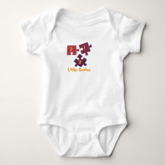 Little Genius Puzzle Baby Bodysuit .