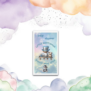 Little Gentleman Baby Shower Paper Napkin