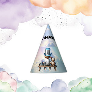 Little Gentleman Baby Shower Party Hat