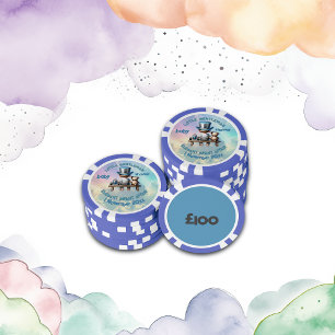 Little Gentleman Baby Shower Poker Chips
