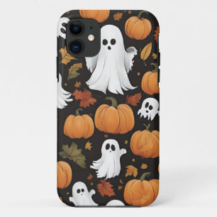 Little Ghost And Pumpkins Case-Mate iPhone Case