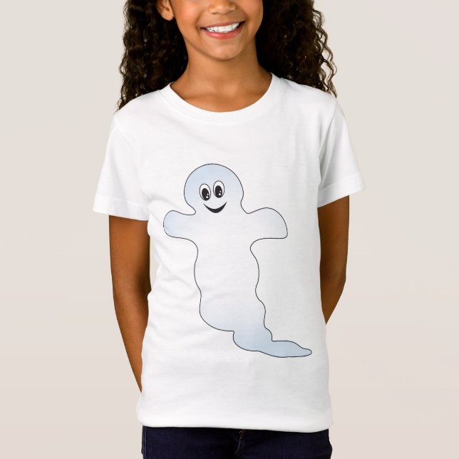Little Ghost Design T-Shirt (Front)