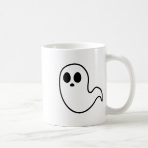 Little Ghost Subtle Halloween Fall Minimal Spooky Coffee Mug