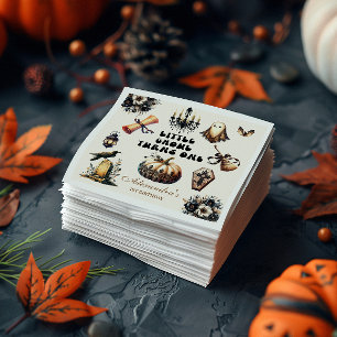 Little Ghoul First Birthday Napkin