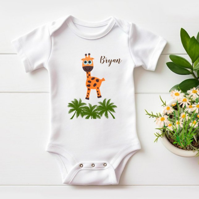 Little giraffe  baby bodysuit (Creator Uploaded)