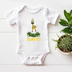 Little giraffe  baby bodysuit
