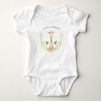 Little Giraffe Personalised Baby Bodysuit