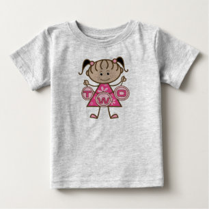 Little Girl 2nd Birthday T-shirts and Gifts