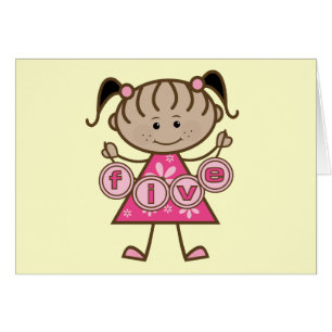 Little Girl 5th Birthday Tshirts and Gifts