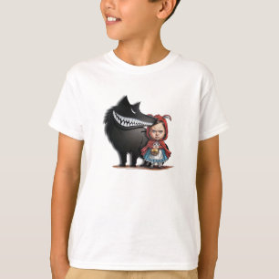 Little Girl and the Friendly Wolf T-Shirt
